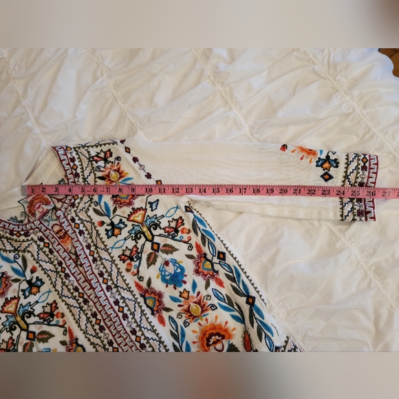 Johnny Was Linen Jacket XS - Picture 7 of 11